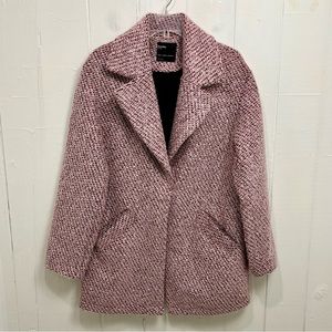 Bershka Boucle Cocoon Coat